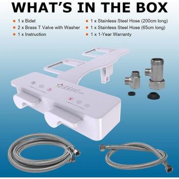 Atalawa Ultra Thin Bidet with Fresh Water Sprayer