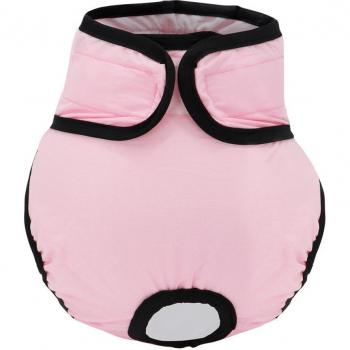 Couches hygiéniques pour chiens rose et gris XS-XL