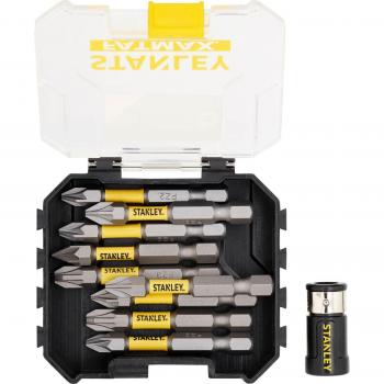 Stanley FatMax Impact Pozi Screwdriver Bits Assorted 50mm Pack of 10