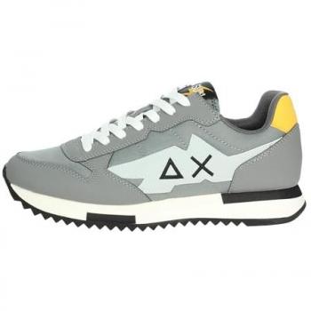 Zapatillas deportivas Sun68 NIKI SOLID para hombre, color gris, con logo y cordones