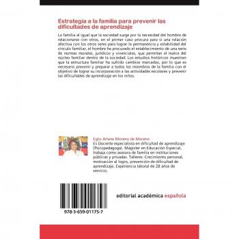 Estrategia a la familia para prevenir las dificultades de aprendizaje: Prevención de las dificultades de aprendizaje de los niños y niñas