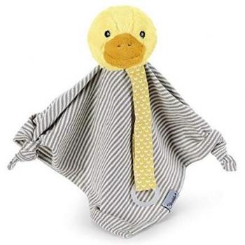 Sterntaler Baby‑Ente „Edda“ – Größe S, Gelb/Grau, ab 1 Monat