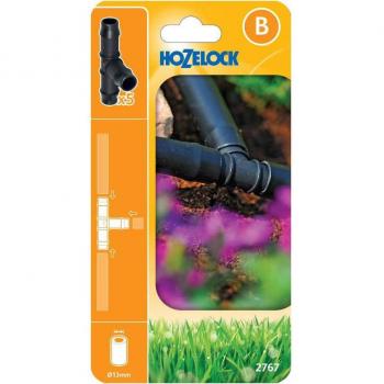 Hozelock Micro T-Piece Connector 1/2 / 12.5mm Pack of 5