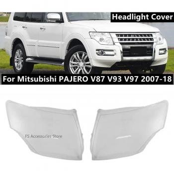 Couvercle de phare avant transparent pour Mitsubishi Pajero V87 V93 V97 (2005-2018)