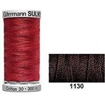 Sulky 30wt Cotton Thread, 300m, Dark Brown
