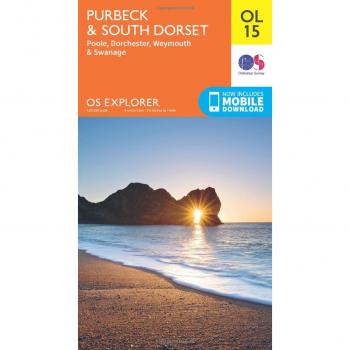 OL15 Purbeck South Dorset Weymouth Poole Ordnance Survey Explorer Map OL 15