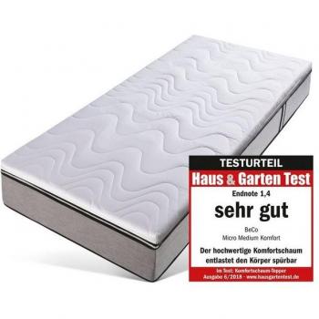 Beco Topper »Micro Medium Komfort«, 7 cm Höhe, 90x200 cm