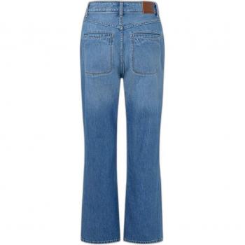 Pepe Jeans Bootcut Nyomi Jeans für Damen, Hochbund, Used-Style, Ökologisch