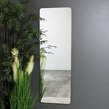 Gold Framed Leaner Mirror 47cm x 142cm