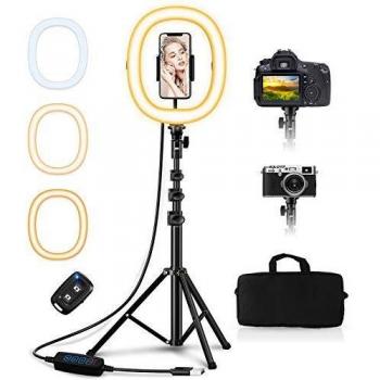Babacom Smart Ring Light 10.2 con Telecomando Wireless e Treppiede