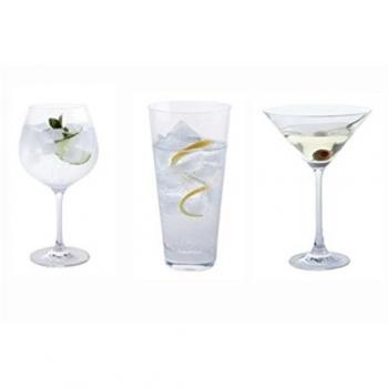 Dartington Gintuition Crystal Gin Glasses, Gift Boxed Set of 3
