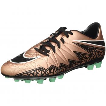 Nike Hypervenom Phelon II AG-R Soccer Cleats, Gold-Gold