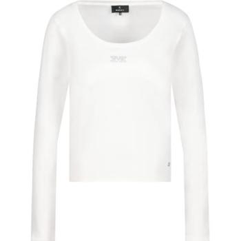 Monari Langarmshirt „Rippen‑Eleganz“ – großzügiger Rundhalsausschnitt