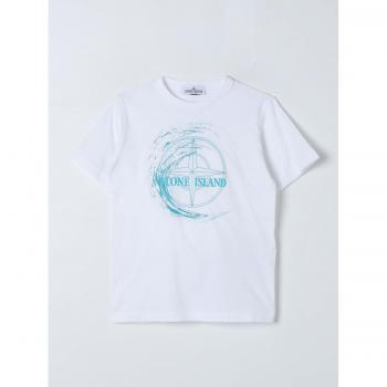 T‑shirt enfant Stone Island Blanc