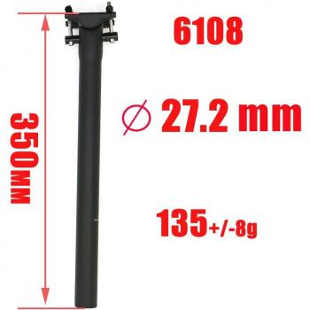Tige de selle carbone ELITAONE 135g UD avec vis titane 27.2 30.8 31.6mm