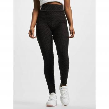 Leggings Alta Vita Urban Classics Honeycomb Neri M