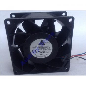 Delta 80mm 8038 DC12V 1.38A 16.56W Double Ball Bearing Air Blower