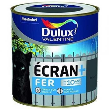 DULUX VALENTINE Peinture Fer Écran+ Brillant Anthracite 0,5L