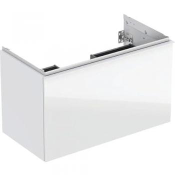 Geberit Acanto Unterschrank, 1 Schublade, Innenschublade, 888x541x475mm, hochglänzend weiß