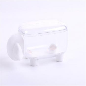 Portable Sheep Toothpick and Cotton Swab Storage Container