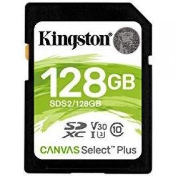 KINGSTON 128GB SDXC 100R C10 UHS-I U3 V30
