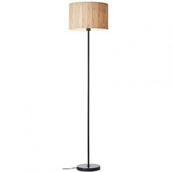 Brilliant Lampada da terra in fibra naturale Wimea