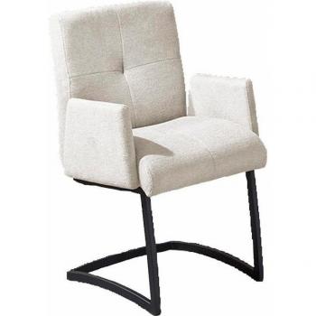 Exxpo Fashion Freischwinger Affogato – elegante silberne Ausführung