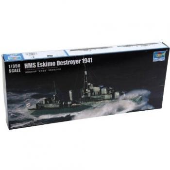 1/350 Royal Navy Destroyer HMS Eskimo 1941 Model Kit (Imported from Japan)