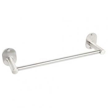 Portasciugamani da parete in acciaio inox Aisi 304 spazzolato modello Blizz, lunghezza 34.5 cm