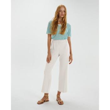 Pantalón Culotte Mujer Andam Punto Liso y Trabillas