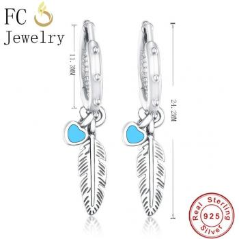 Pendientes Mujer Chic Azul Bohemio