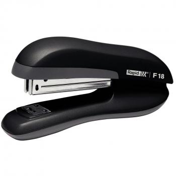 Rapid 23811101 F18 Fashion Stapler – Black Full‑Strip 20‑Sheet Capacity Ergonomic Model