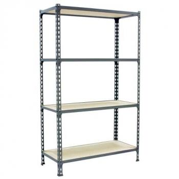 Estantería MADERCLICK SUPERPLUS 4/500 1500 GALVA/MADERA