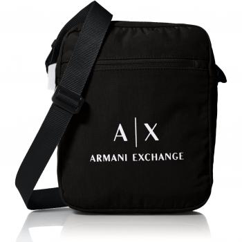 Armani Exchange Men's Messenger Bag, Black