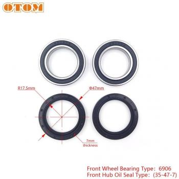 OTOM KTM HUSQVARNA Front Rear Wheel Hub Bearing and Seal Set