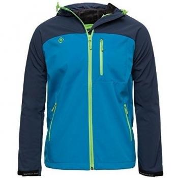 Erwachsenen‑Softshell Jacke XL von Izas – Basile, Bluemoon/Blue River