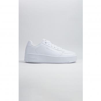 Zapatillas deportivas Champion Rebound Platform Low mujer color blanco