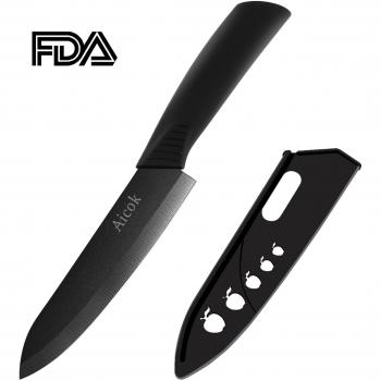 Coltello Ceramico Pro Aicok 15 cm con Custodia Protettiva