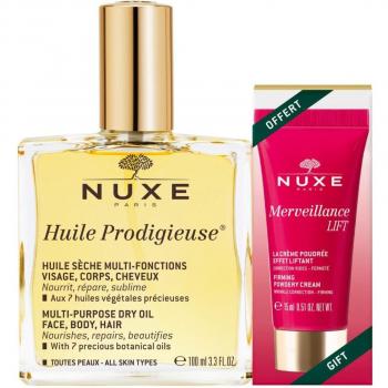 Combo de Beleza Nuxe: Óleo Prodigioso + Pó Merveillance Lift – 115ml