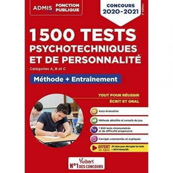 1500 tests psychotechniques et de personnalité