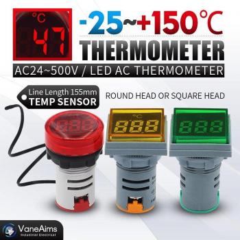 22MM AC-Powered Thermometer