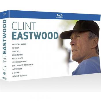 COFFRET 10 FILMS BLU-RAY CLINT EASTWOOD neuf sous blister