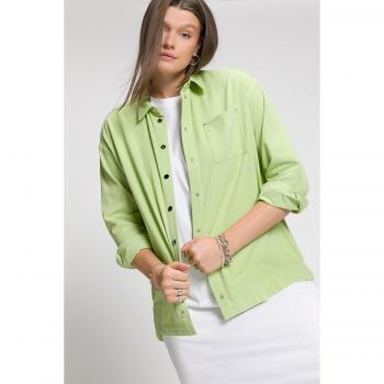 Camicia di jeans lunga verde per donna taglia 52/54 Studio Untold