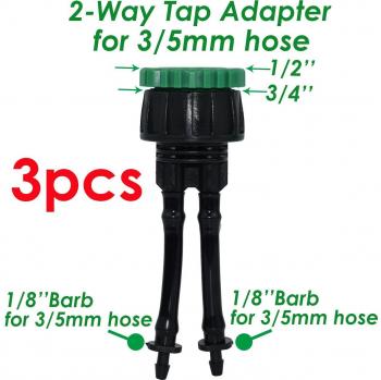 KESLA Irrigation Splitter for 1/4 and 3/8 Hose