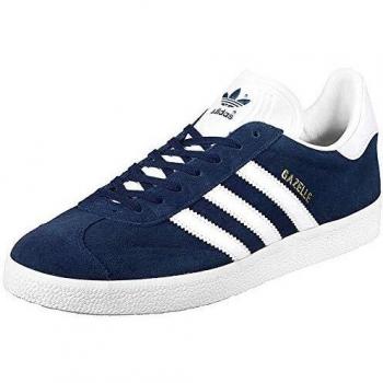 Adidas Gazelle Core Navy/White/Gold Metallic Sneakers for Men, Size 46 2/3
