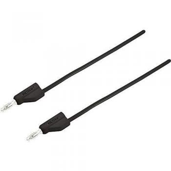 VOLTCRAFT MSB-300 1.5m Black Test Lead with Banana Plugs