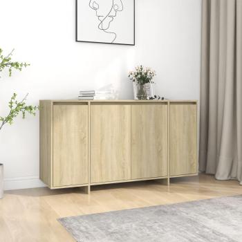 Buffet chêne sonoma 135x41x75 cm