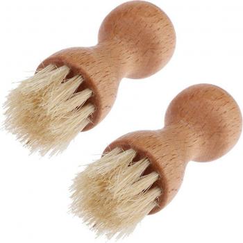 Shoe Care Bristle Brushes with Wooden Handle