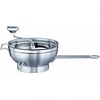 RÖSLE Food Mill with Extra Handle, Two Strainer Inserts (1 & 3 mm)