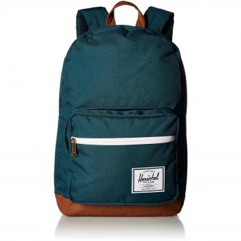 Schwarzer Herschel Pop Quiz Backpack mit Crosshatch-Muster und Gummirand – One Size